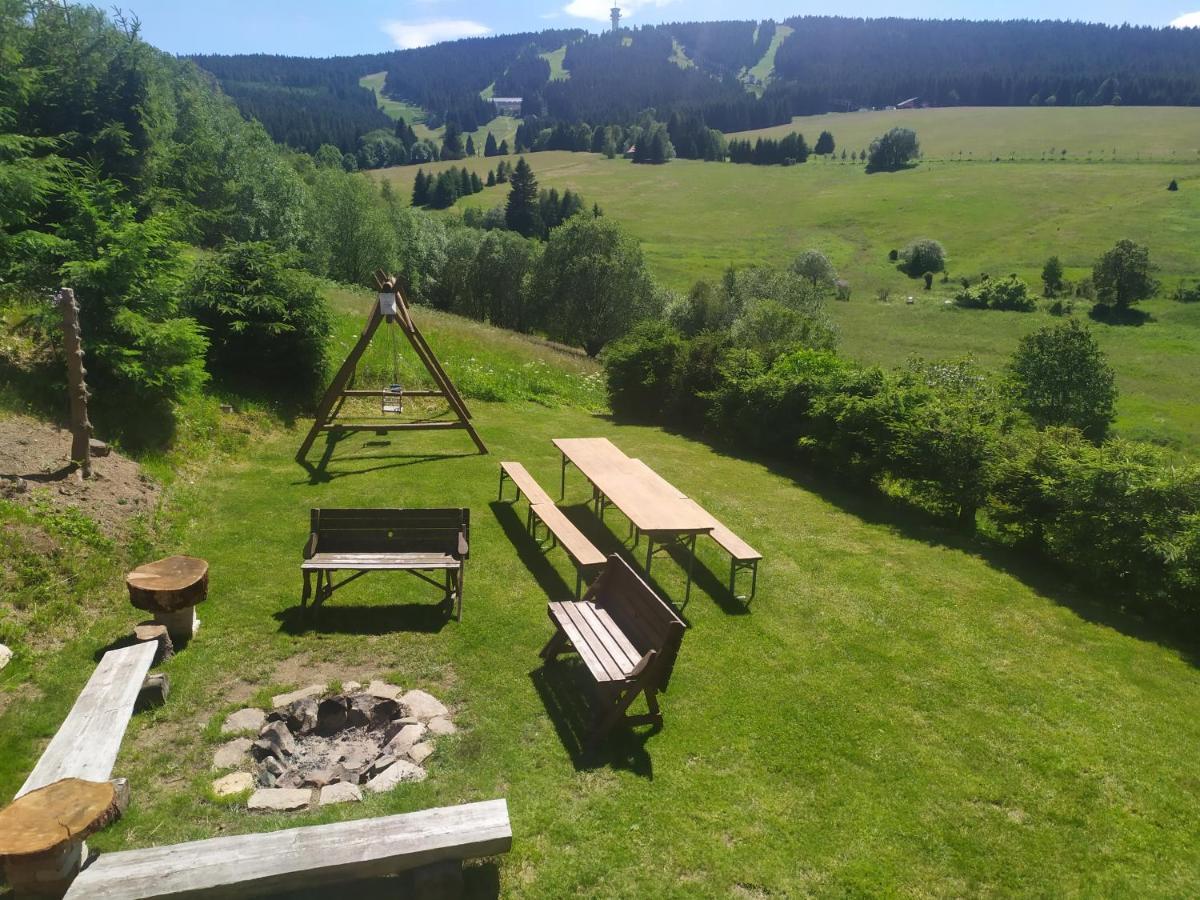 Chata Helena Loučná pod Klínovcem Bagian luar foto
